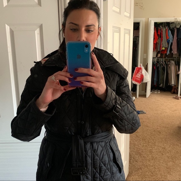 SOLD -Burberry Brit Finsbridge Quilted Short Coat - Picture 3 of 7